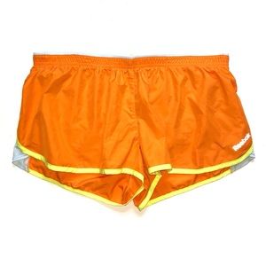Reebok Orange Running Shorts PlayDry Medium